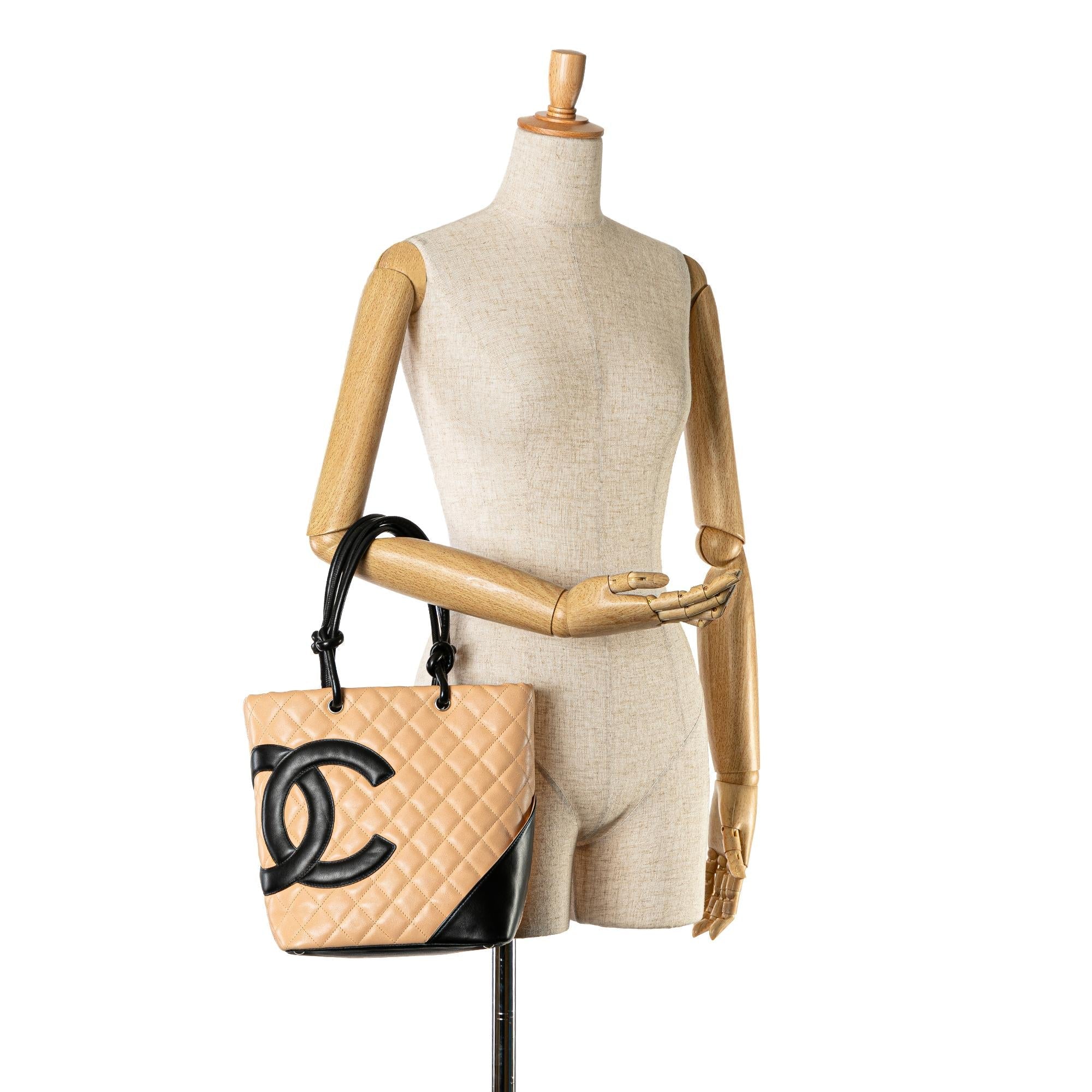 Chanel Medium Lambskin Cambon Ligne Tote