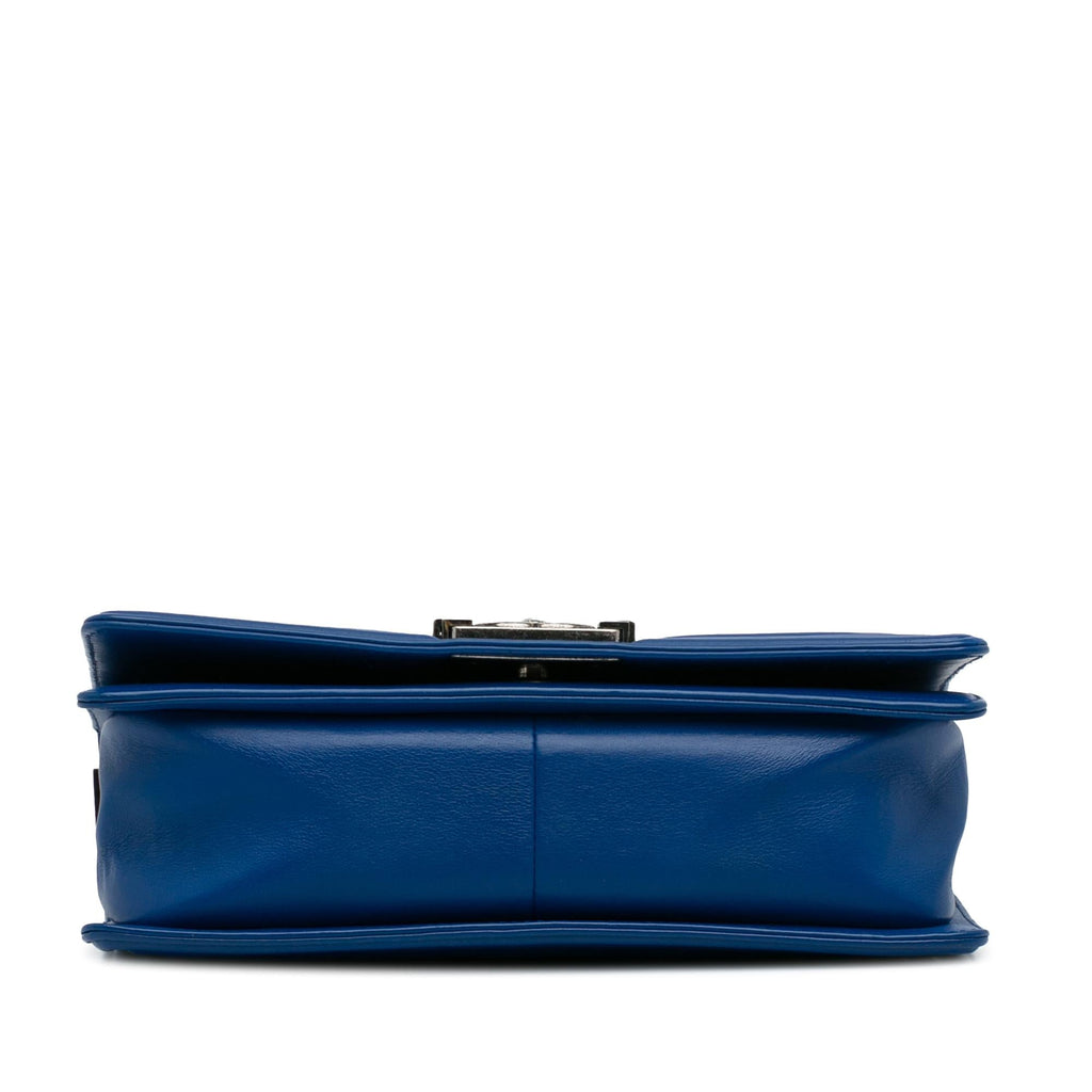 Chanel Medium Lambskin Chevron Boy Flap