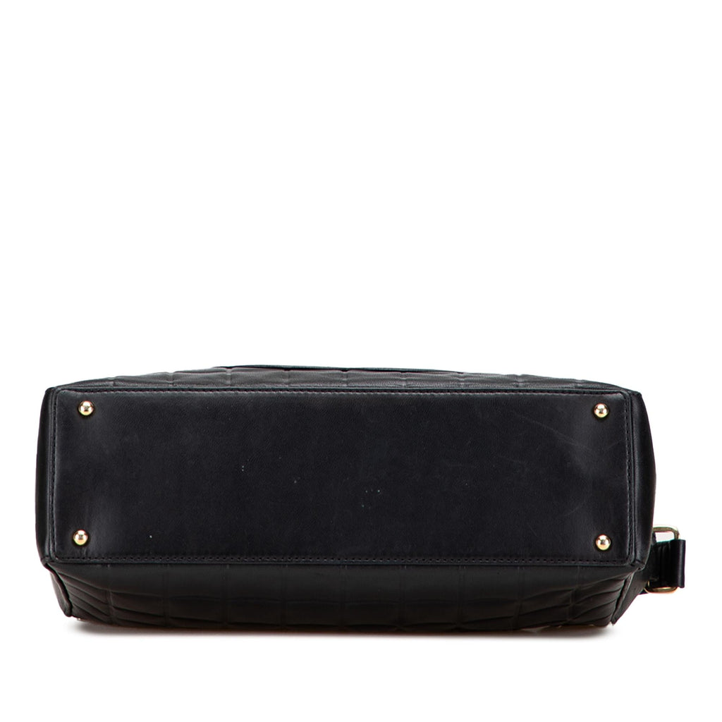 Chanel Medium Lambskin Chocolate Bar Shoulder Bag