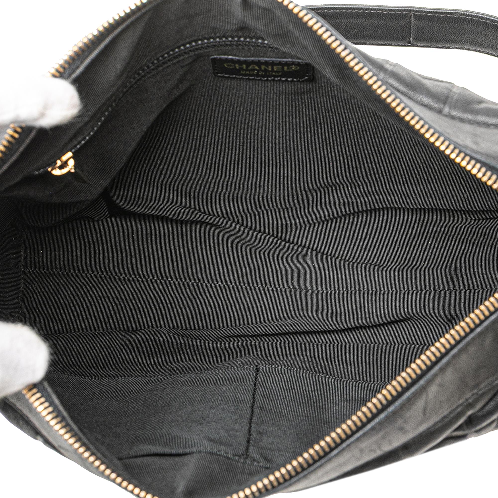 Chanel Medium Lambskin Chocolate Bar Shoulder Bag