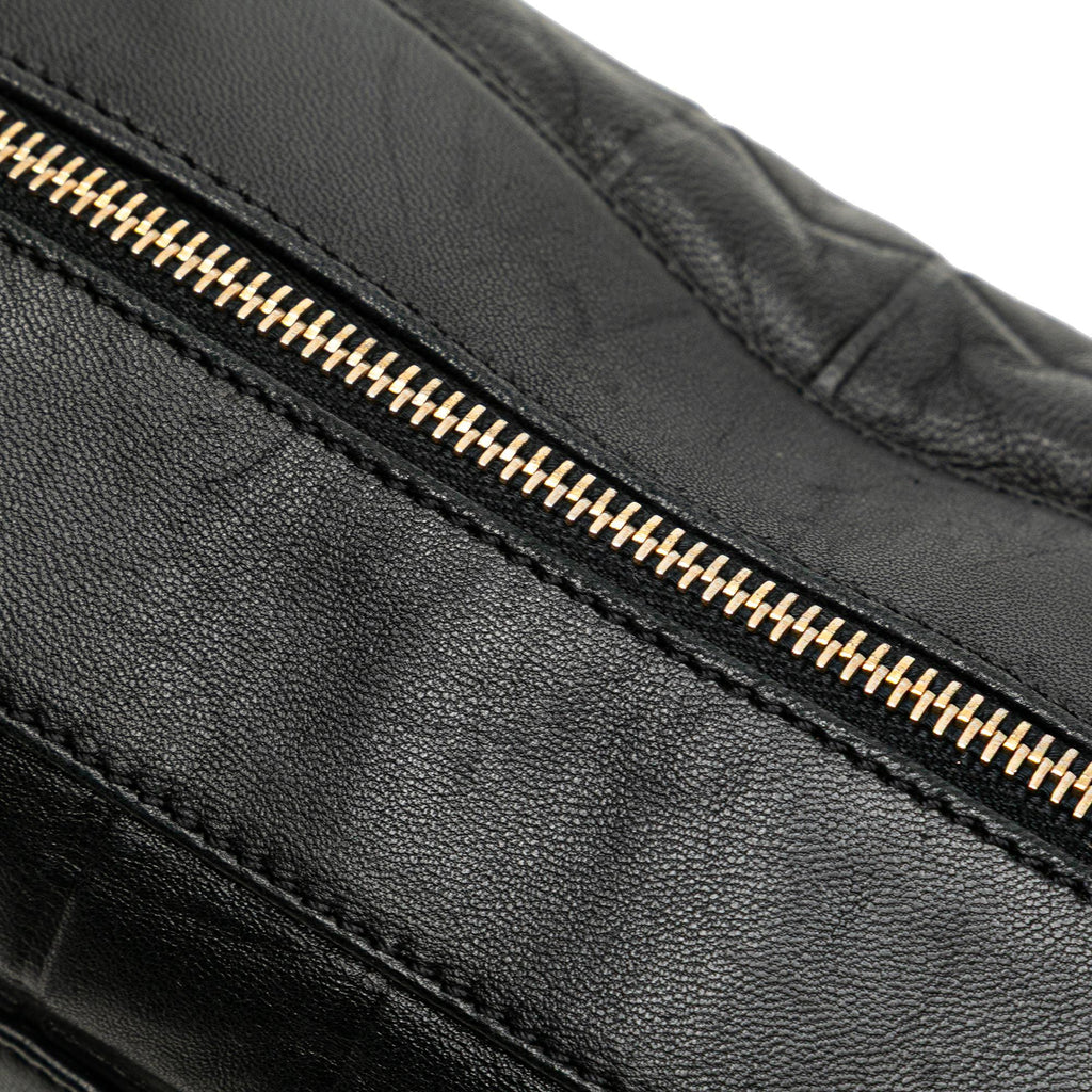 Chanel Medium Lambskin Chocolate Bar Shoulder Bag