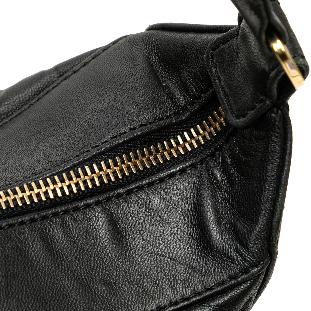 Chanel Medium Lambskin Chocolate Bar Shoulder Bag