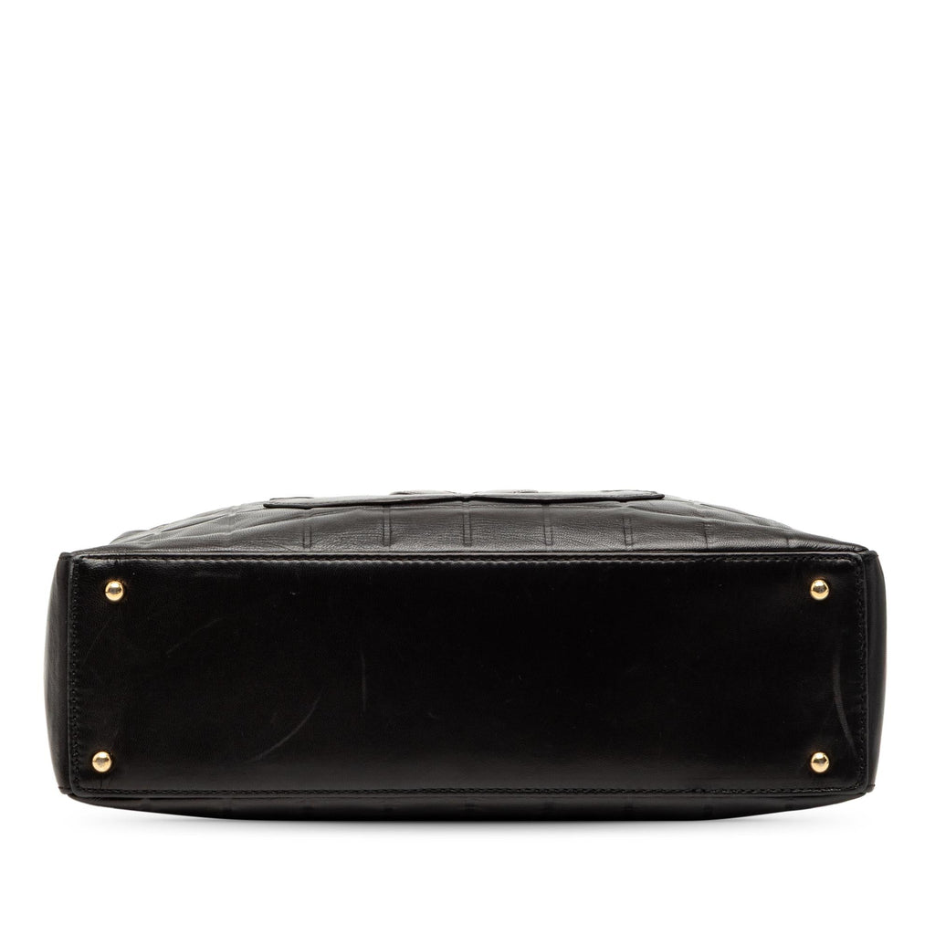 Chanel Medium Lambskin Chocolate Bar Shoulder Bag