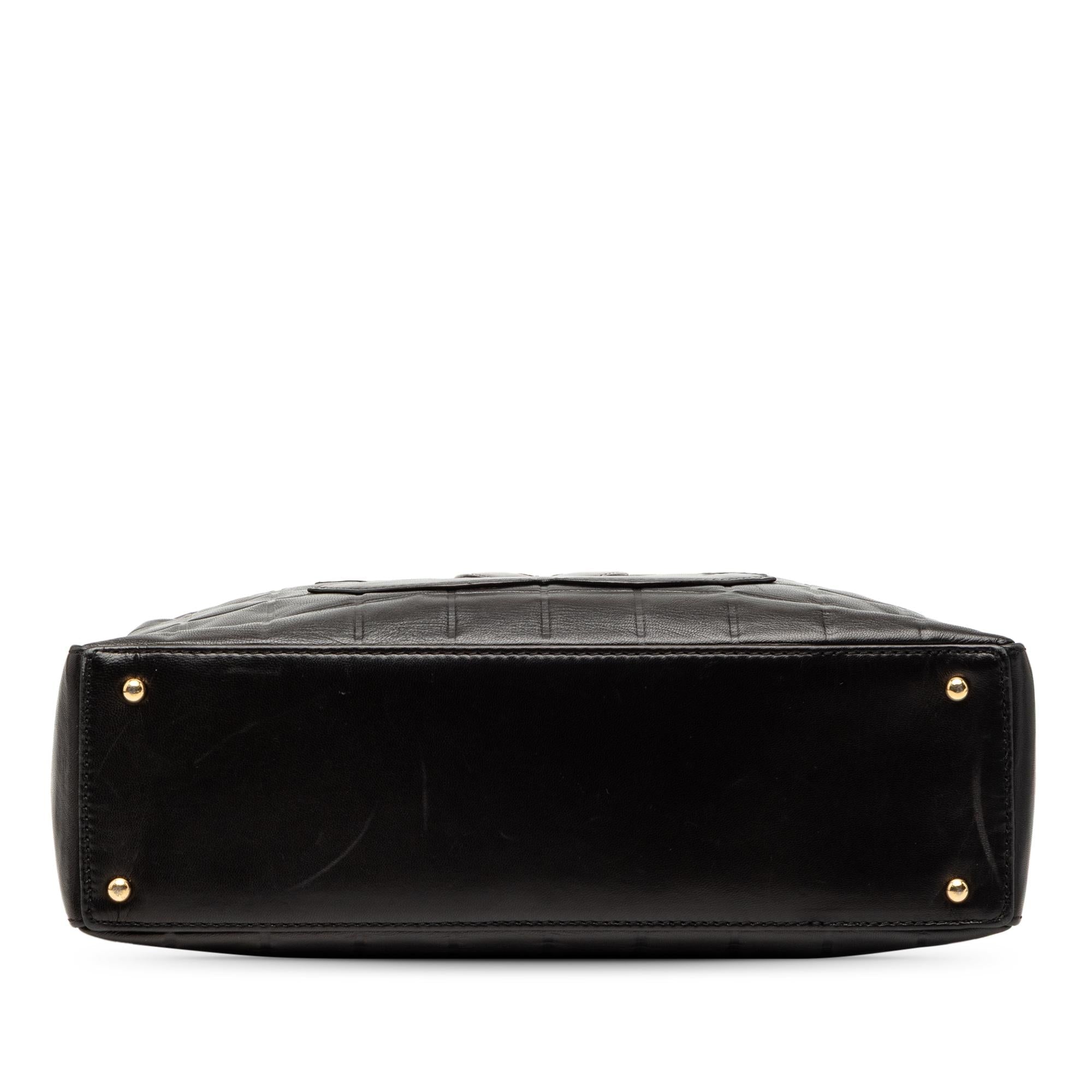 Chanel Medium Lambskin Chocolate Bar Shoulder Bag