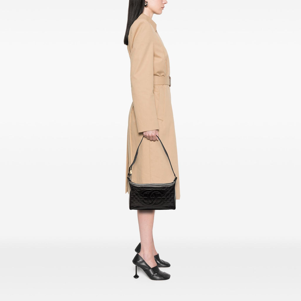 Chanel Medium Lambskin Chocolate Bar Shoulder Bag
