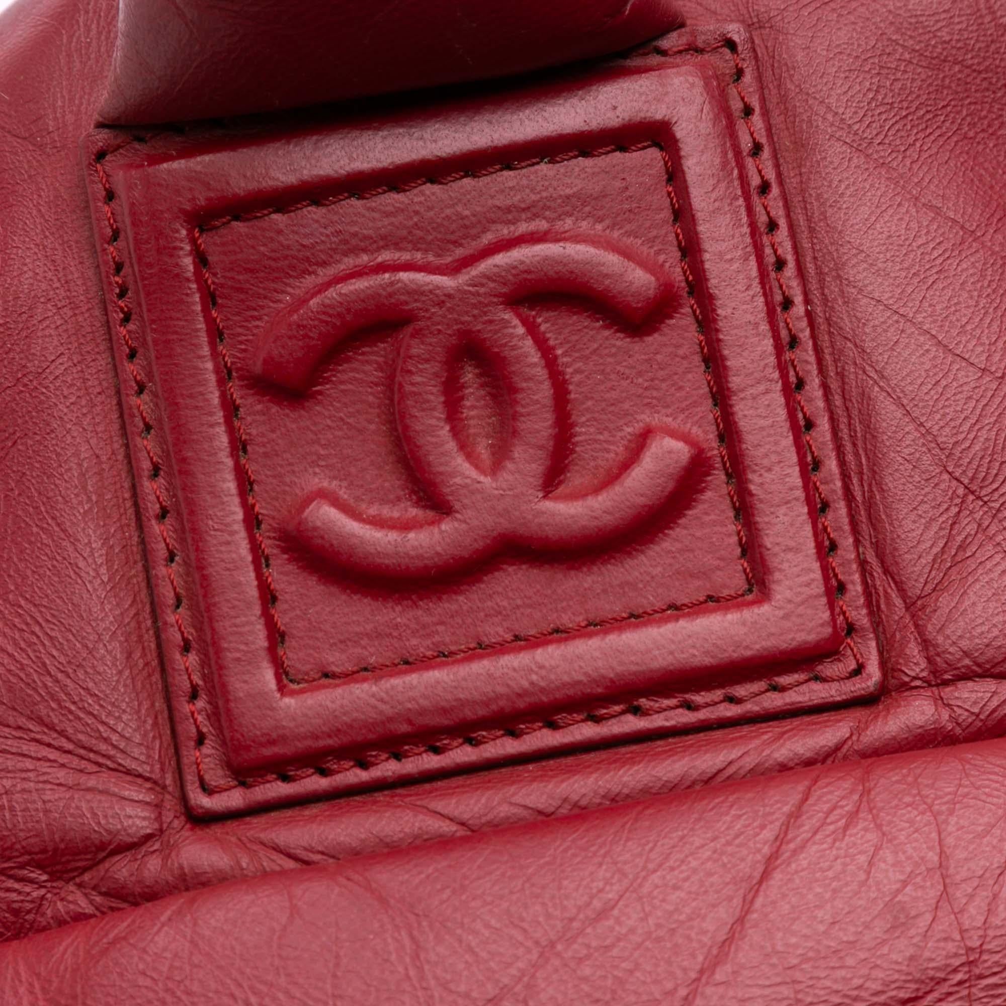 Chanel Medium Lambskin Coco Cocoon Tote