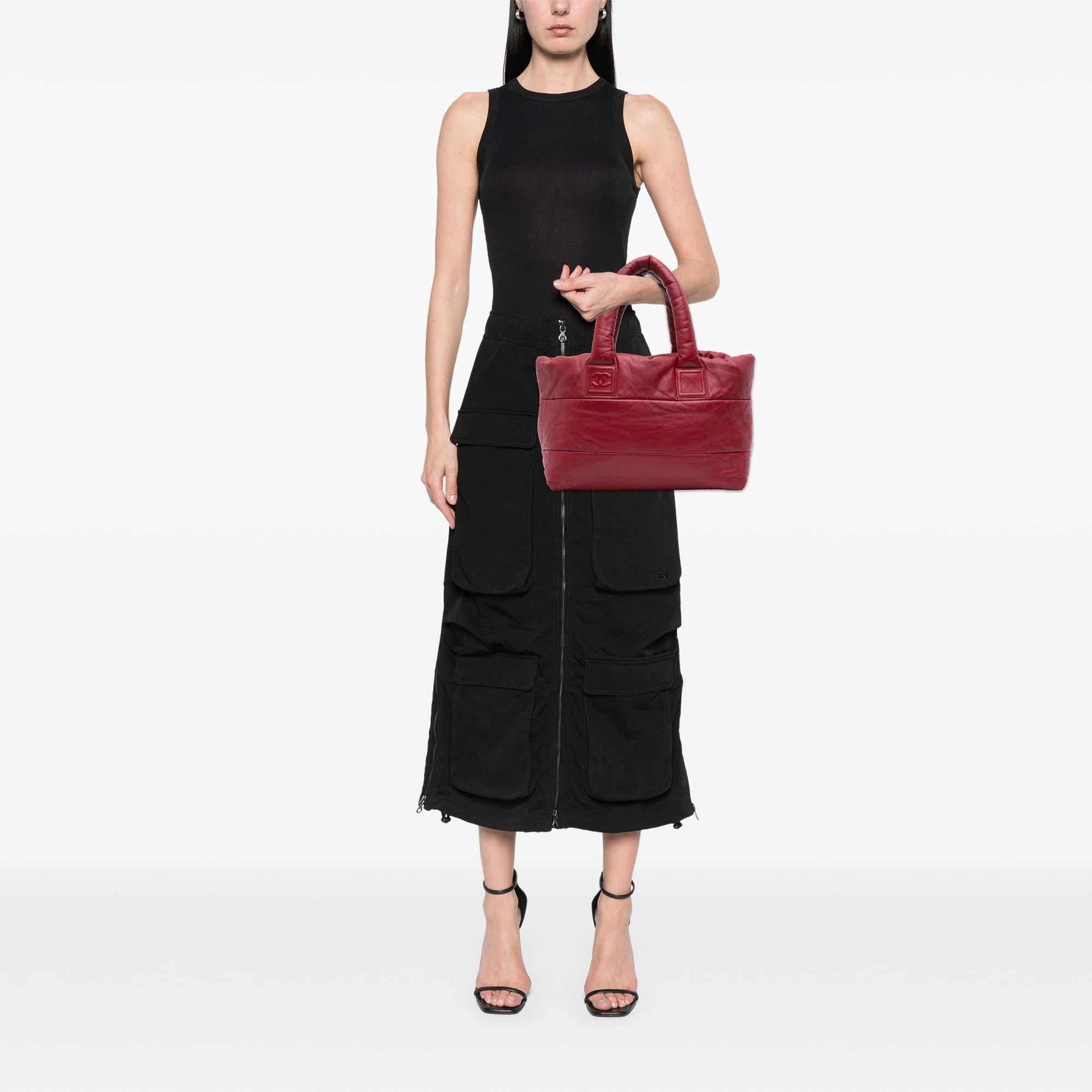 Chanel Medium Lambskin Coco Cocoon Tote