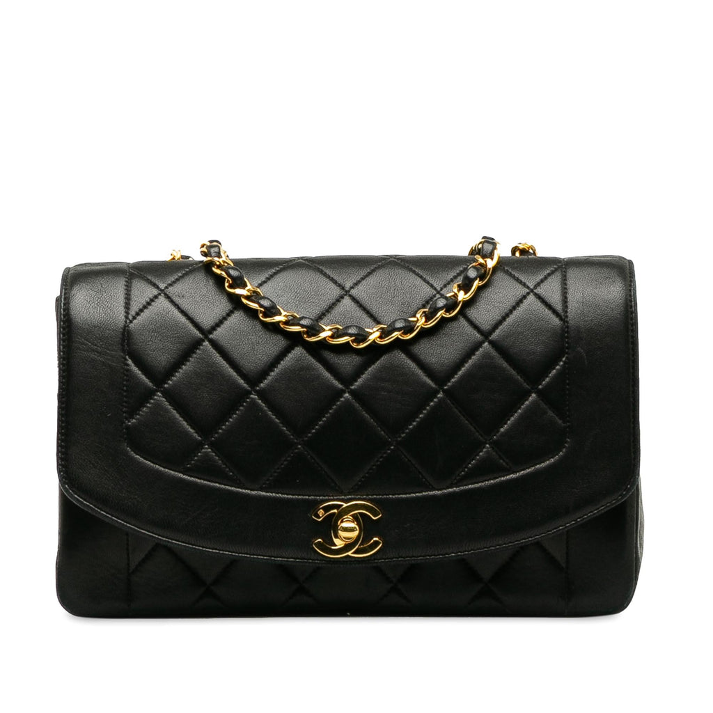 Chanel Medium Lambskin Diana Flap (SHG-CKvSGc)