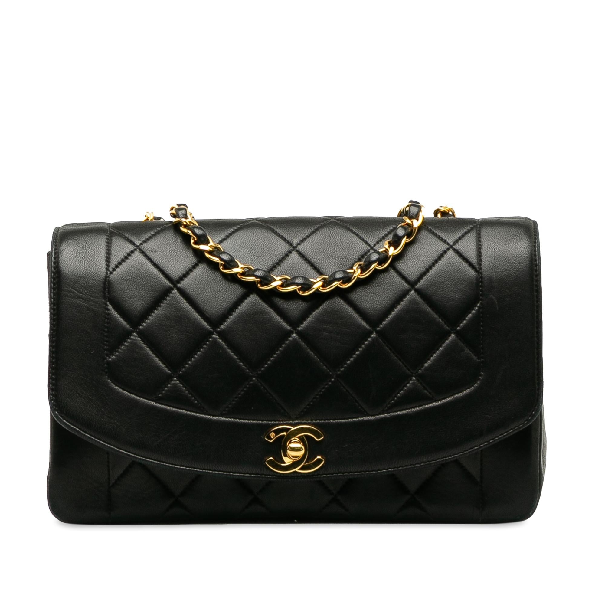 Chanel Medium Lambskin Diana Flap (SHG-CKvSGc)