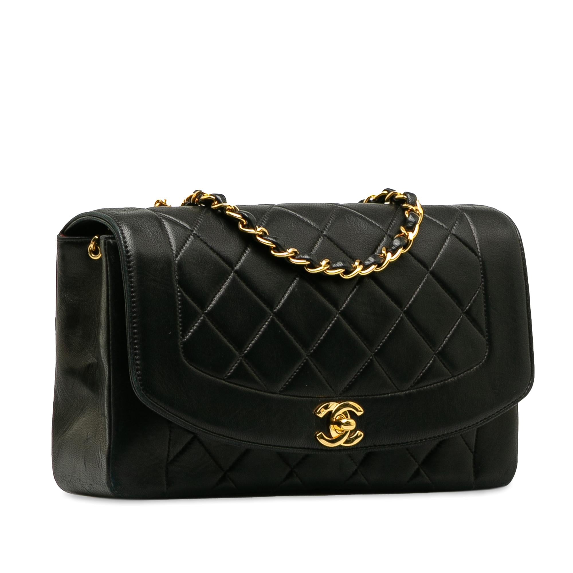 Chanel Medium Lambskin Diana Flap (SHG-CKvSGc)