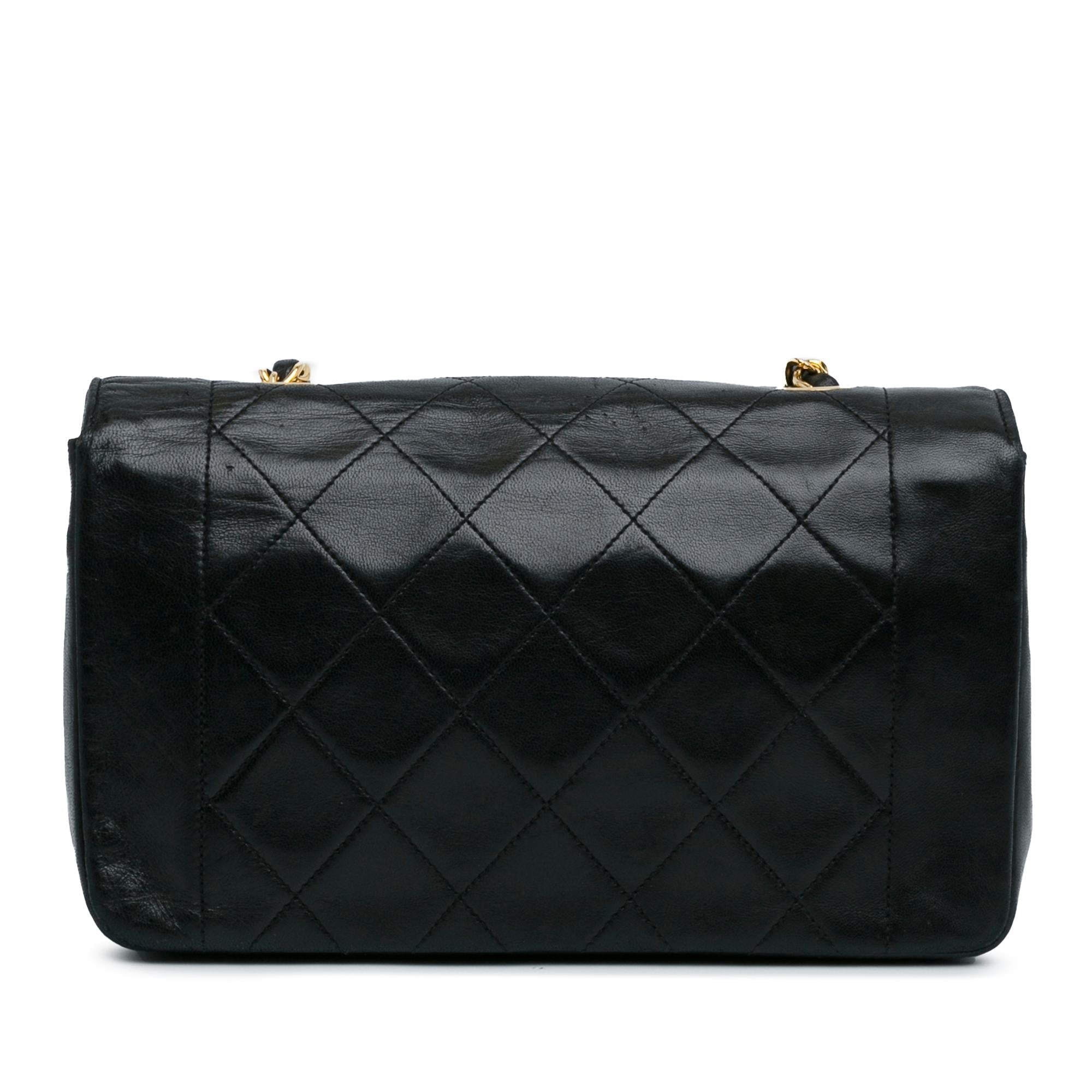 Chanel Medium Lambskin Diana Flap (SHG-YPOPPc)