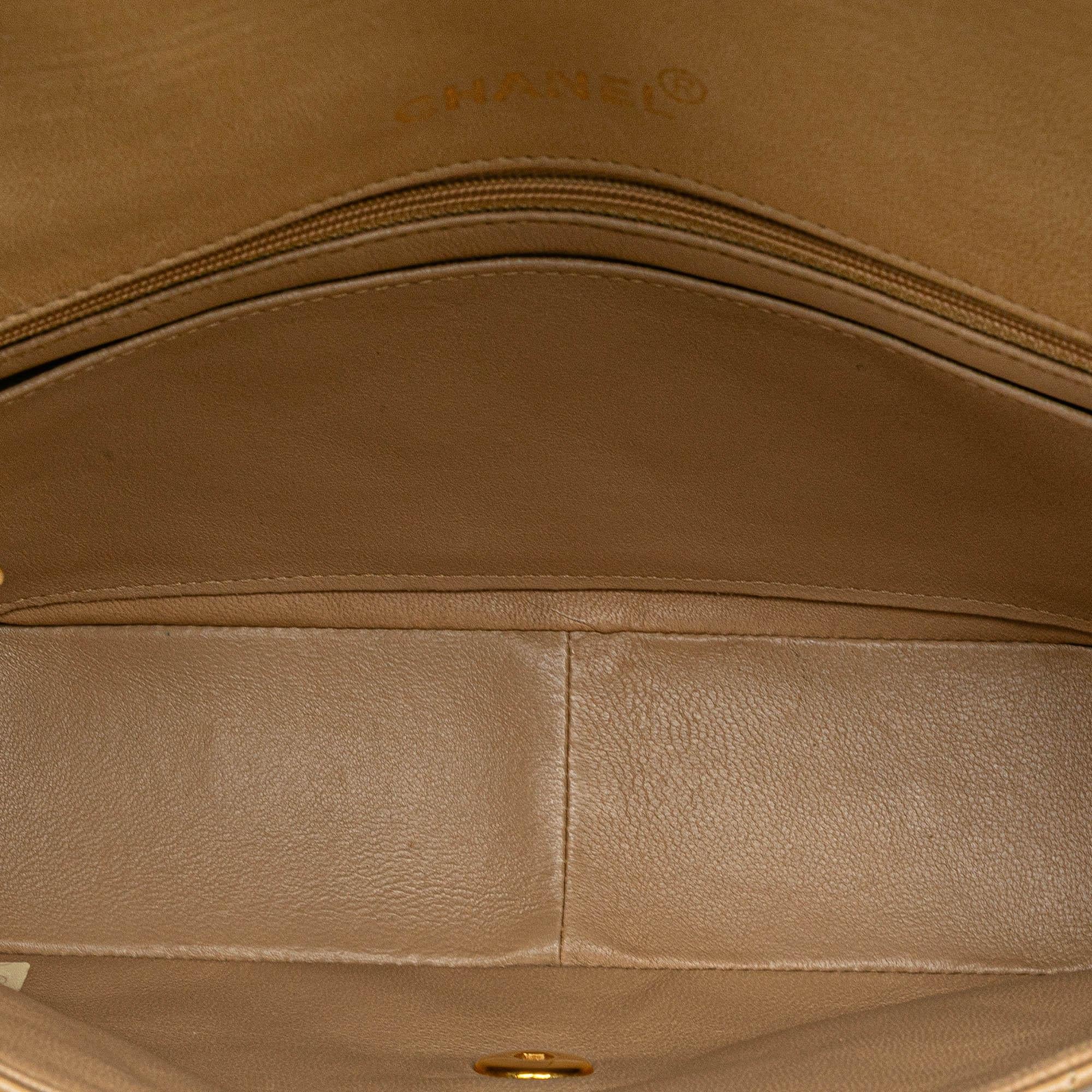 Chanel Medium Lambskin Diana Full Flap