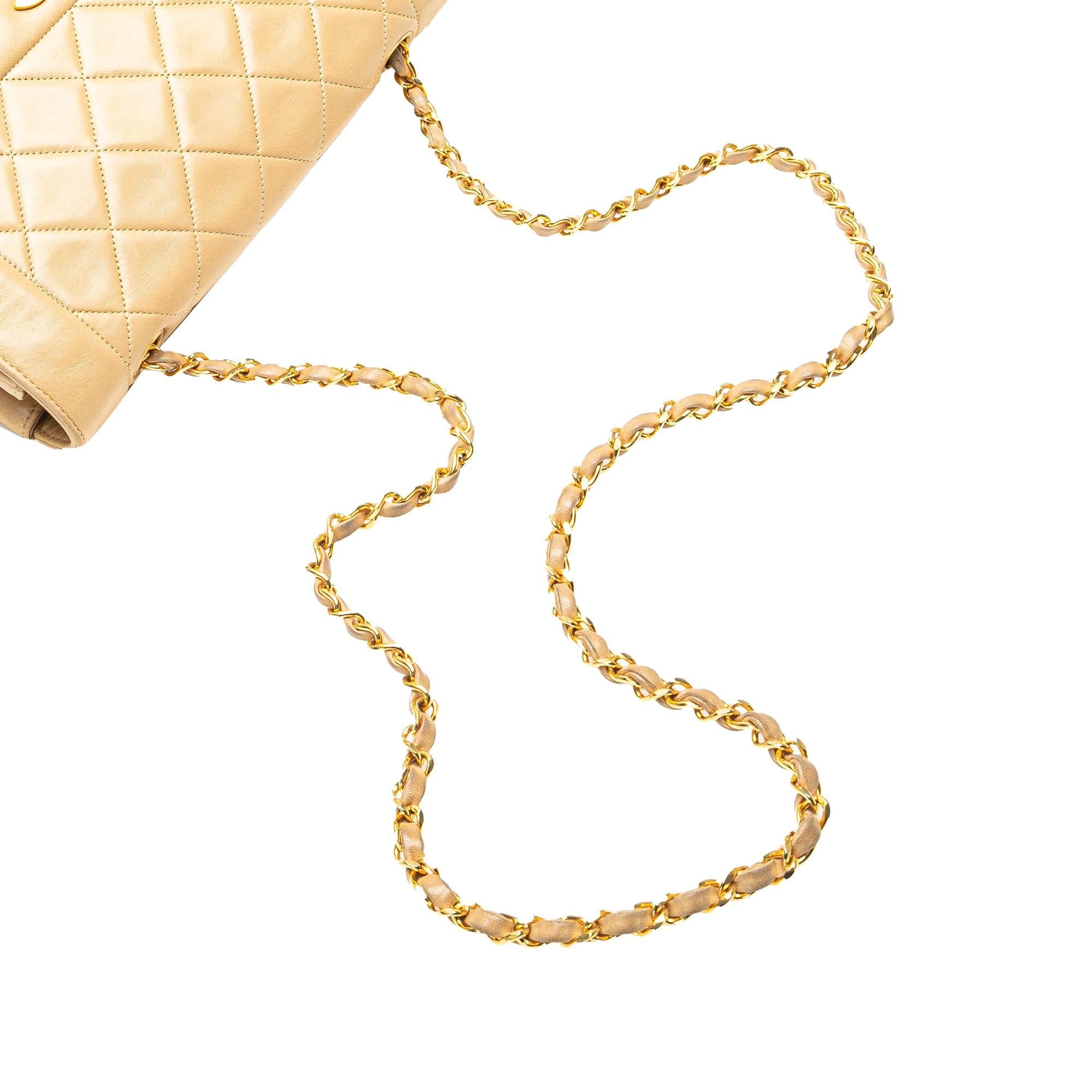 Chanel Medium Lambskin Diana Full Flap