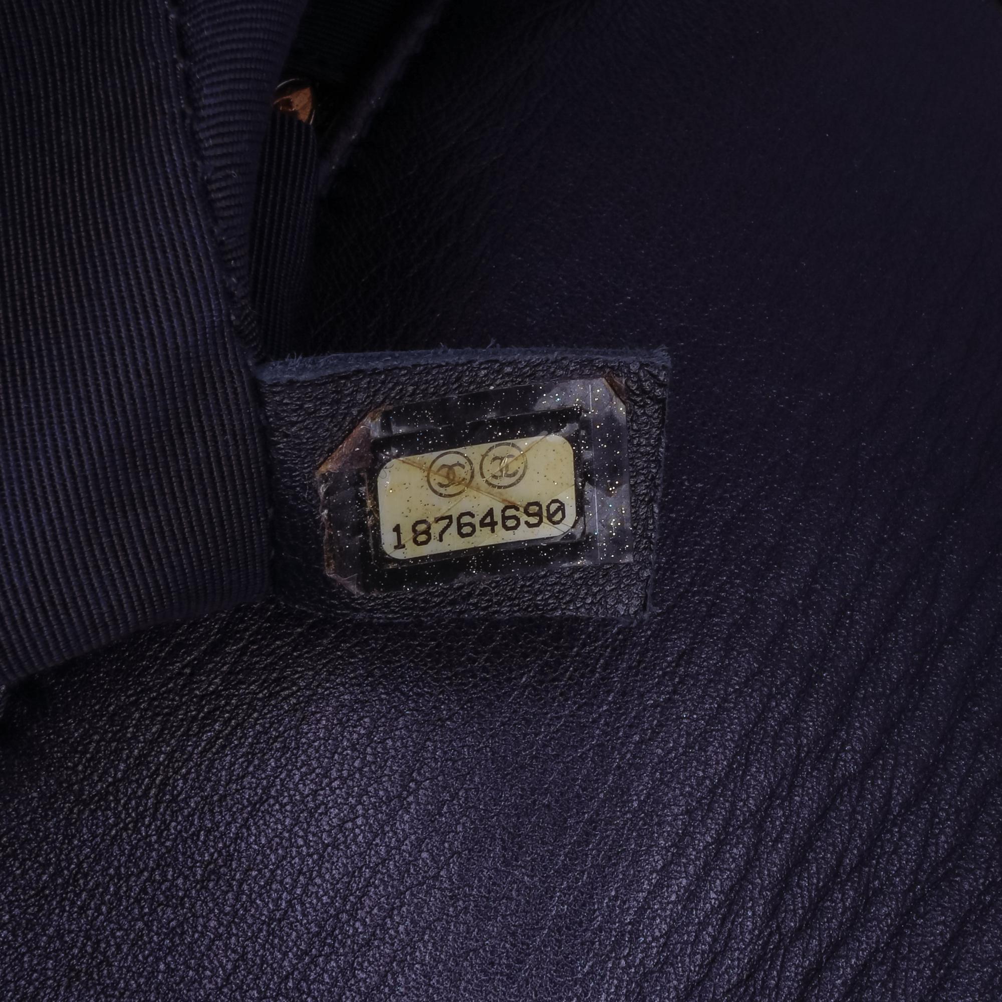 Chanel Medium Lambskin Embossed Cube Boy Flap