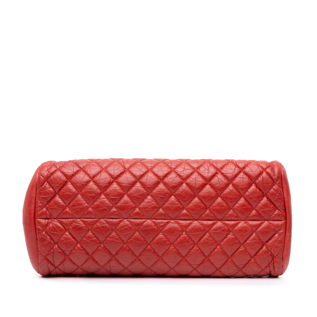 Chanel Medium Lambskin Just Mademoiselle Bowling Bag