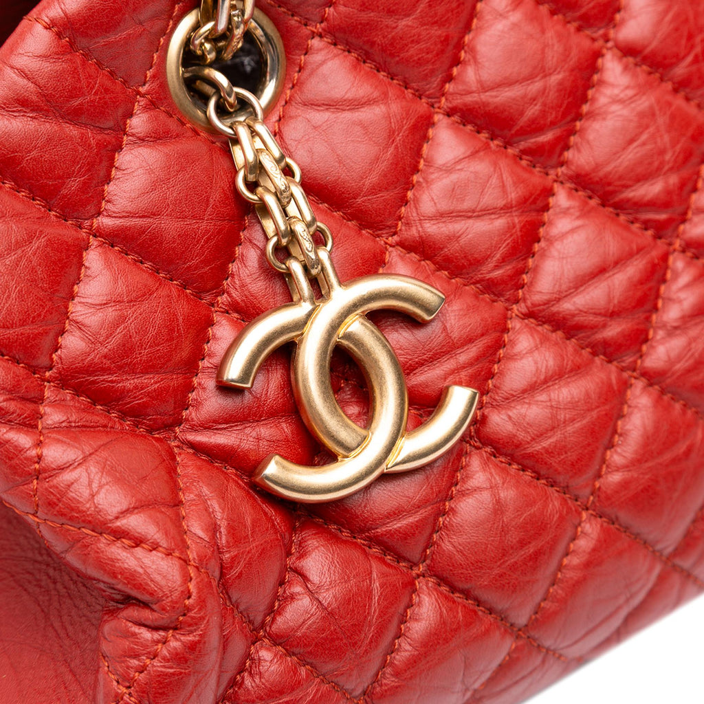 Chanel Medium Lambskin Just Mademoiselle Bowling Bag
