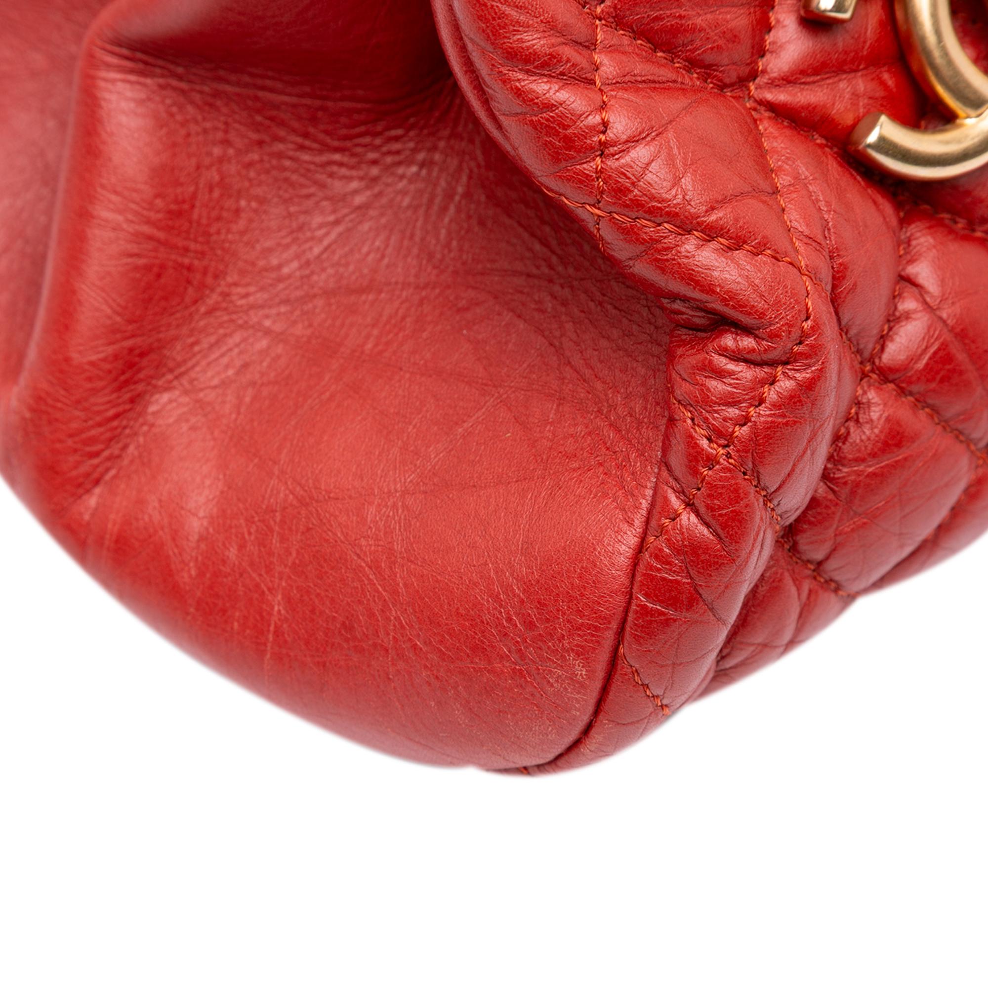 Chanel Medium Lambskin Just Mademoiselle Bowling Bag