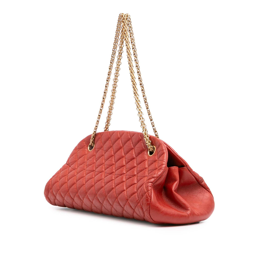 Chanel Medium Lambskin Just Mademoiselle Bowling Bag