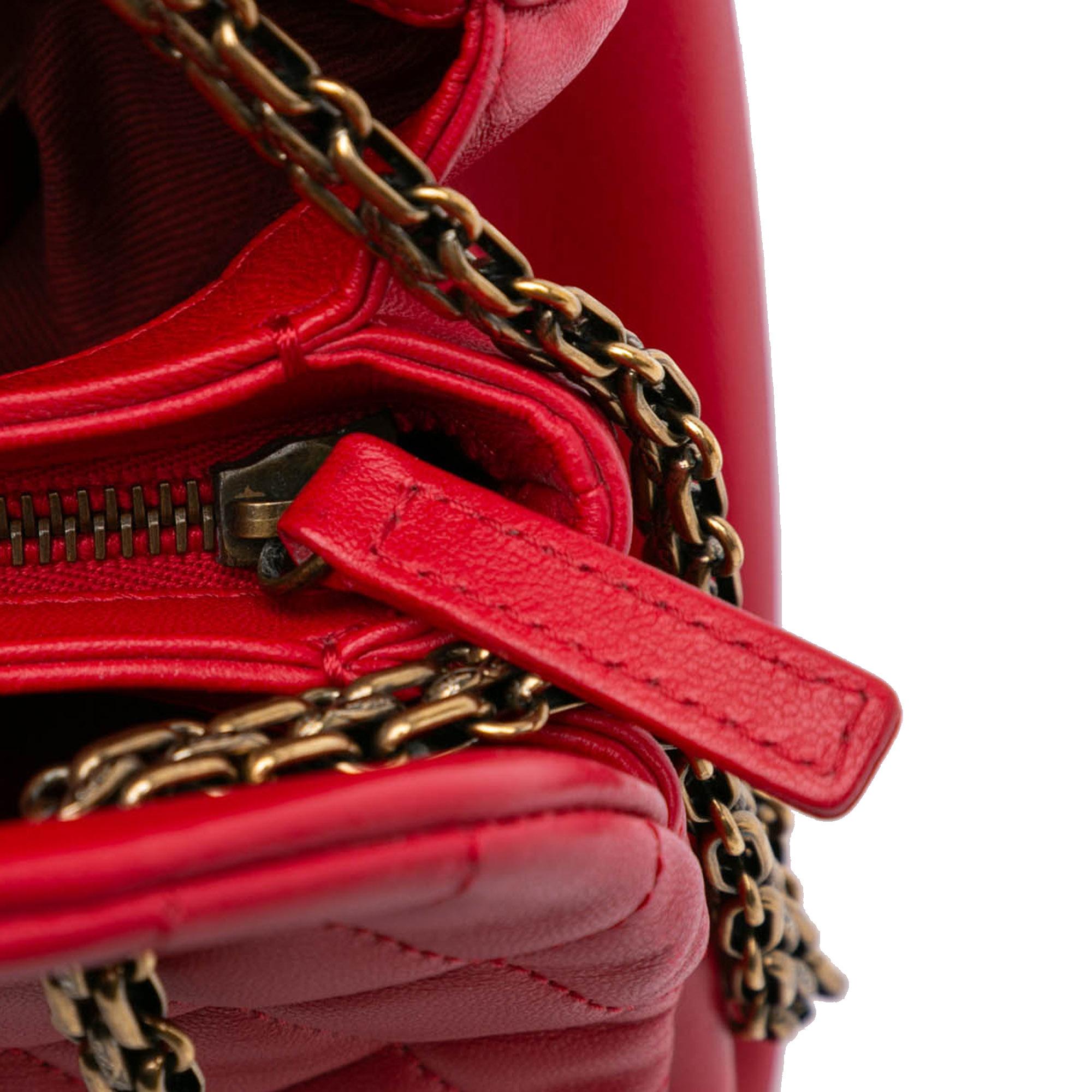 Chanel Medium Lambskin Just Mademoiselle Shoulder Bag
