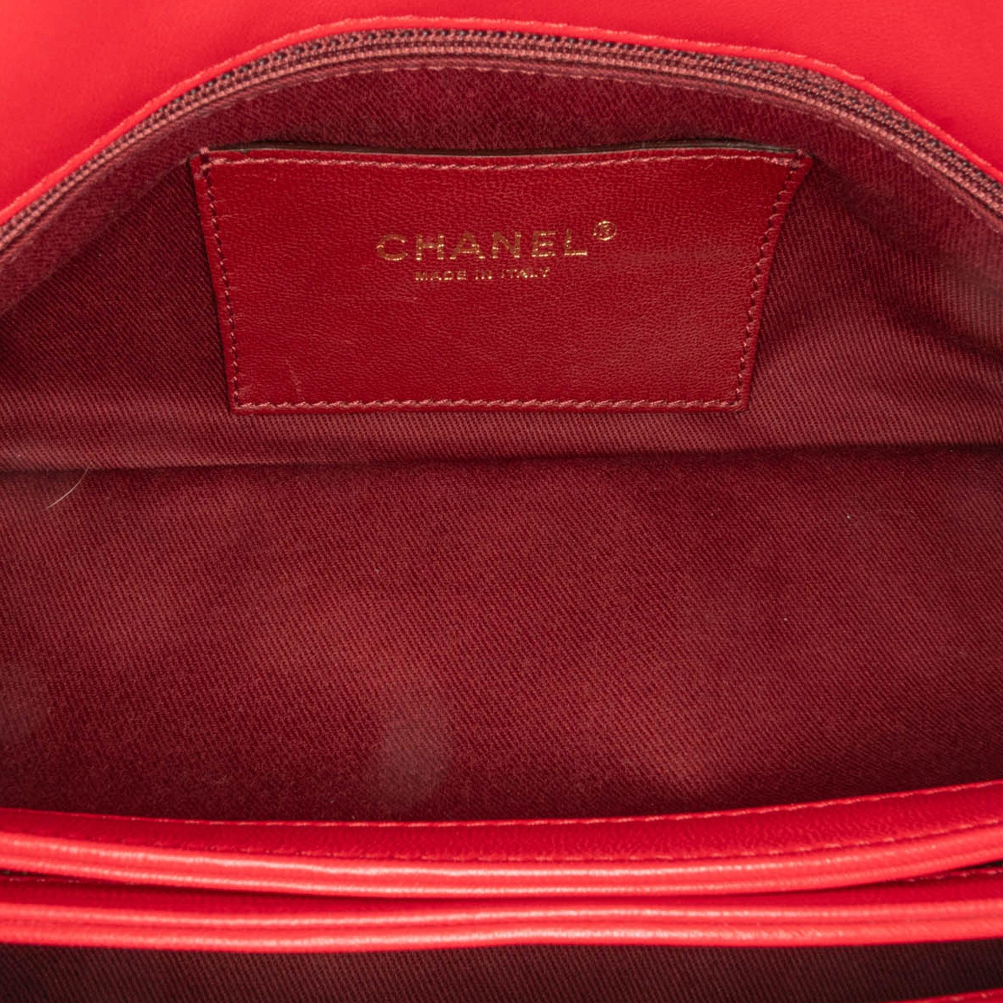 Chanel Medium Lambskin Just Mademoiselle Shoulder Bag