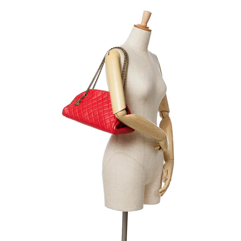 Chanel Medium Lambskin Just Mademoiselle Shoulder Bag