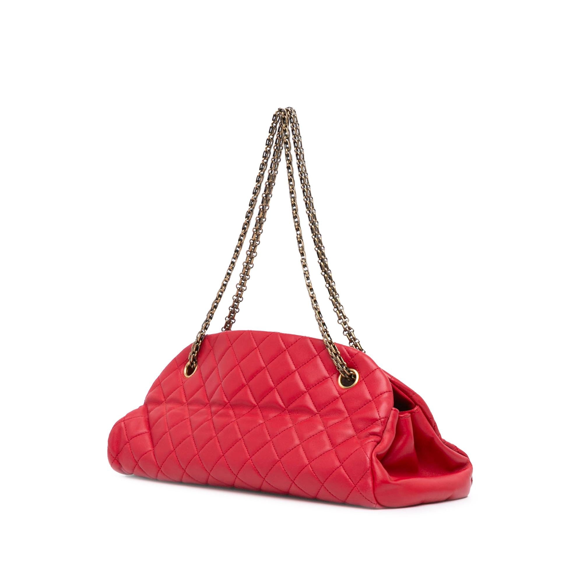 Chanel Medium Lambskin Just Mademoiselle Shoulder Bag