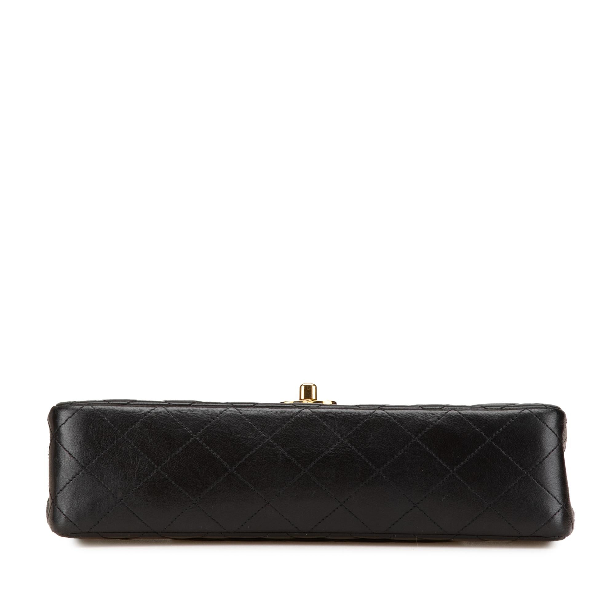 Chanel Medium Lambskin Kelly Parent Top Handle Bag