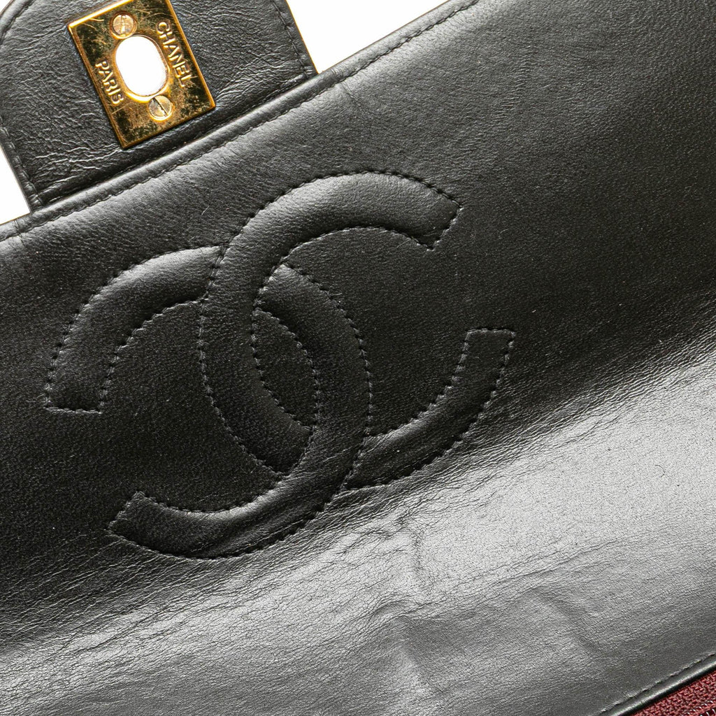 Chanel Medium Lambskin Kelly Parent Top Handle Bag