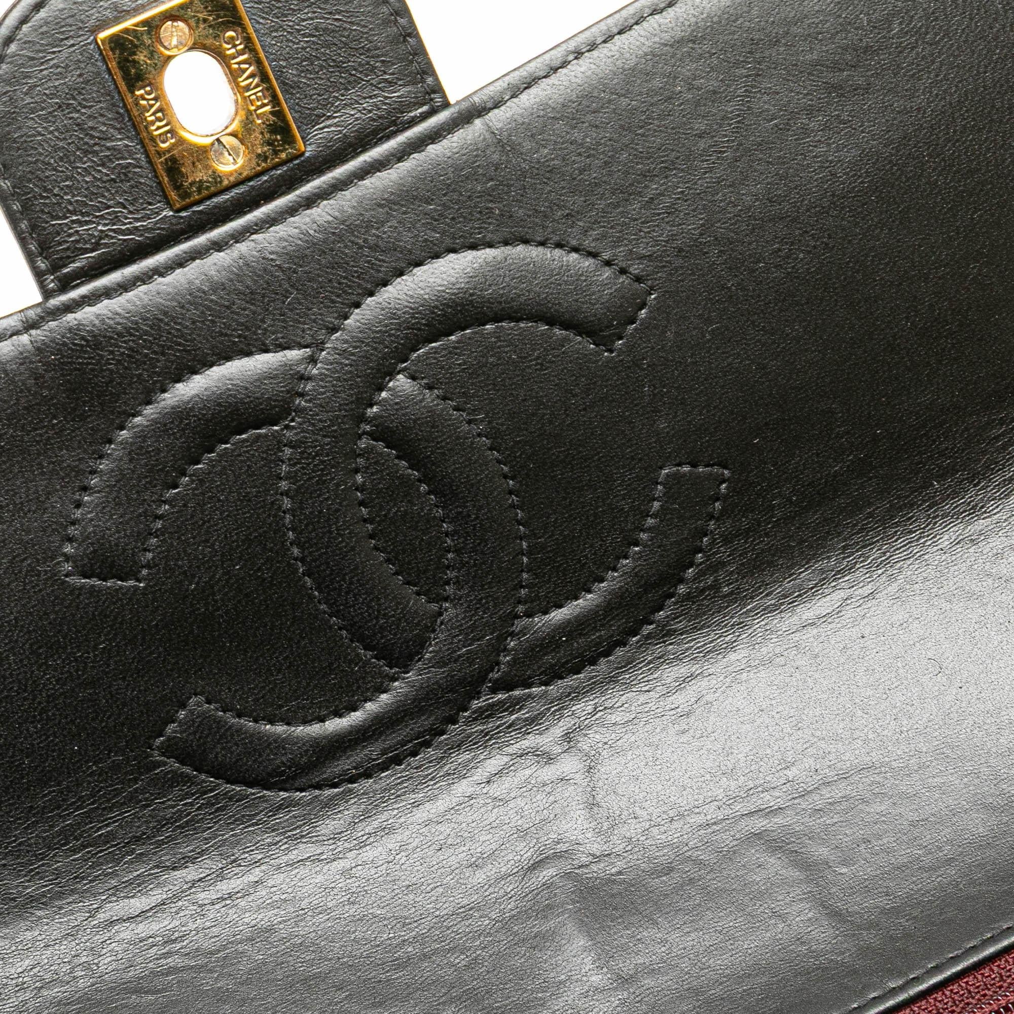 Chanel Medium Lambskin Kelly Parent Top Handle Bag