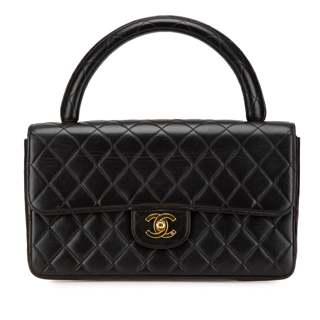 Chanel Medium Lambskin Kelly Parent Top Handle Bag