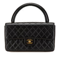 Chanel Medium Lambskin Kelly Parent Top Handle Bag