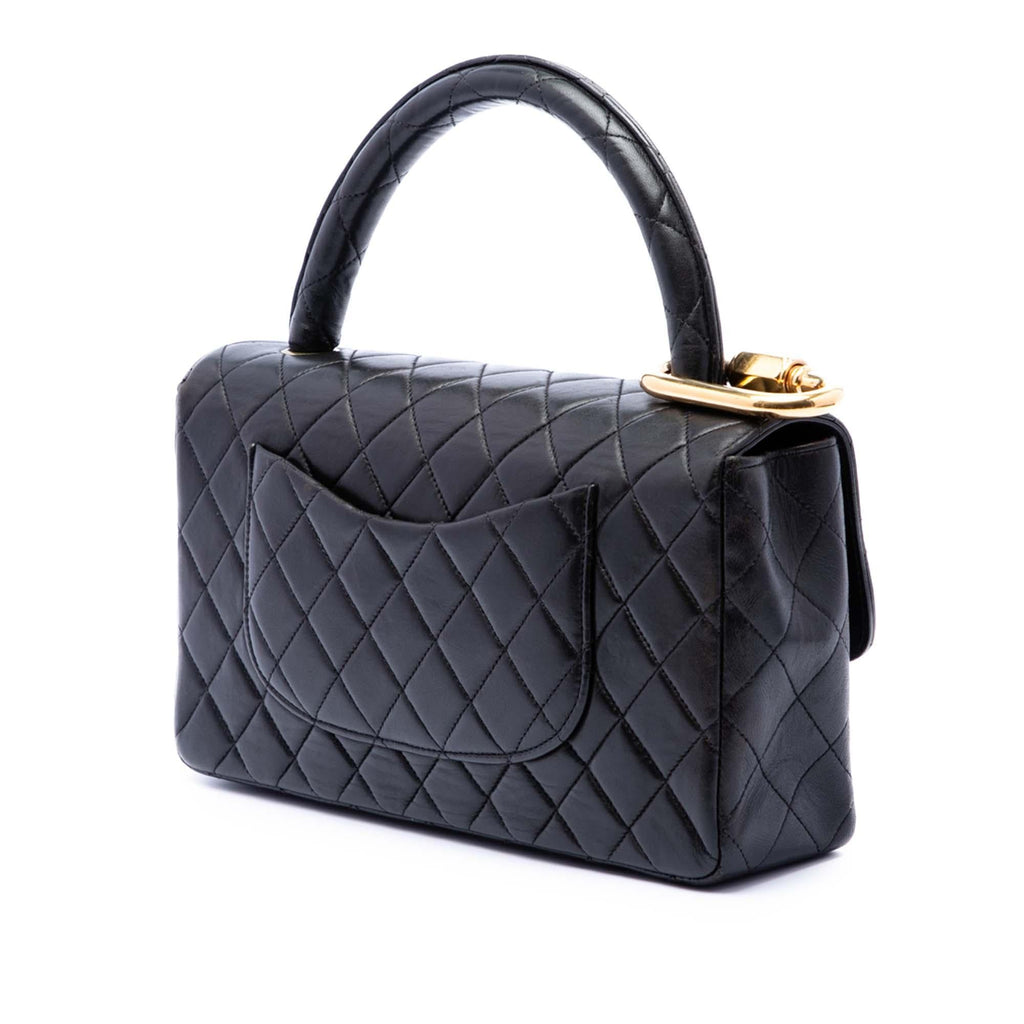 Chanel Medium Lambskin Kelly Parent Top Handle Bag