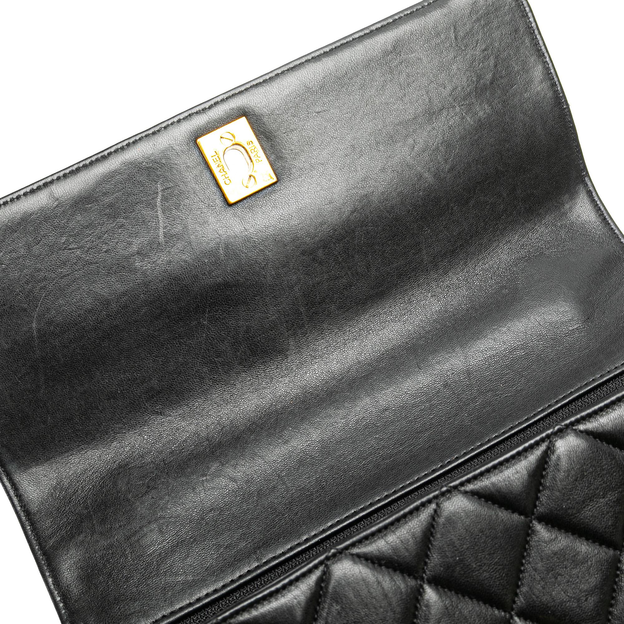 Chanel Medium Lambskin Kelly Top Handle Bag