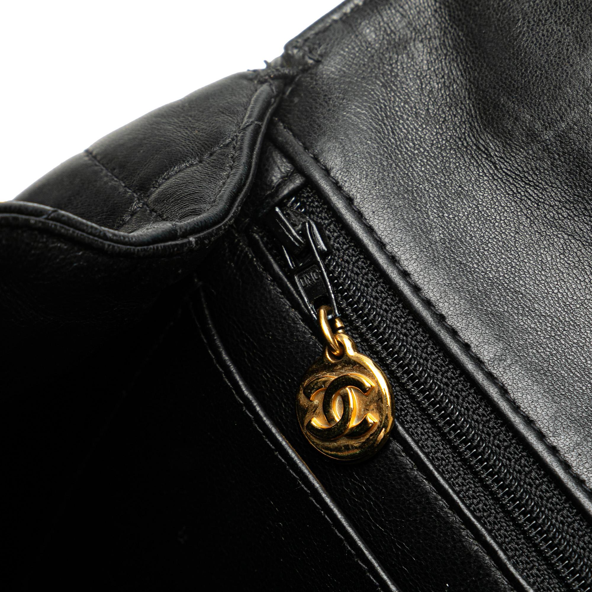 Chanel Medium Lambskin Kelly Top Handle Bag
