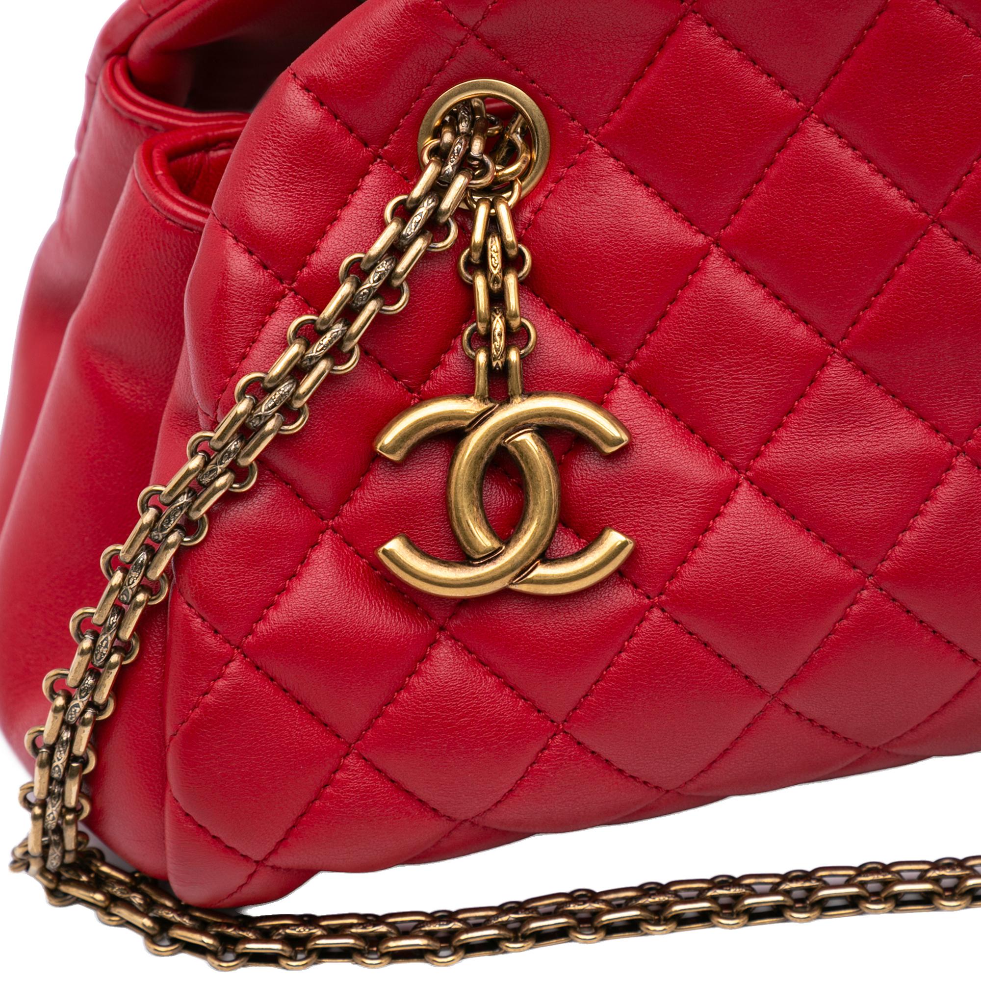 Chanel Medium Lambskin Mademoiselle Bowling Bag