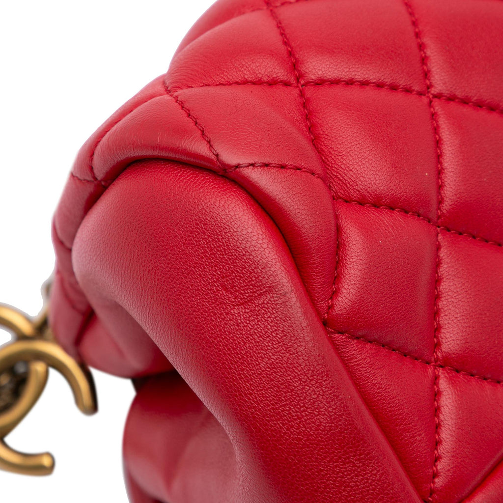 Chanel Medium Lambskin Mademoiselle Bowling Bag