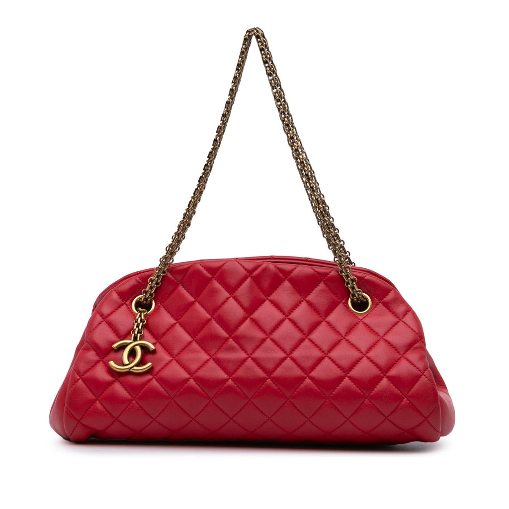 Chanel Medium Lambskin Mademoiselle Bowling Bag
