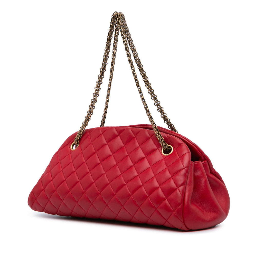 Chanel Medium Lambskin Mademoiselle Bowling Bag