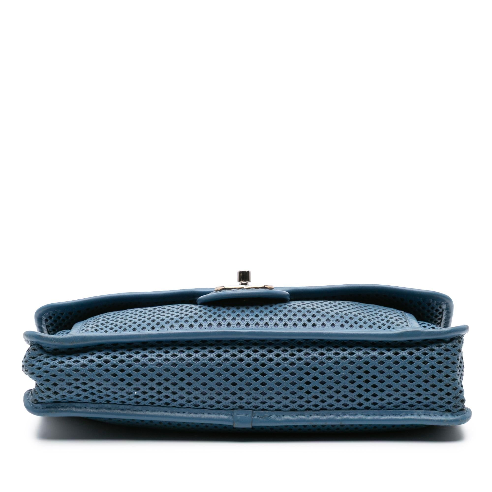 Chanel Medium Lambskin Perforated Up In The Air Flap
