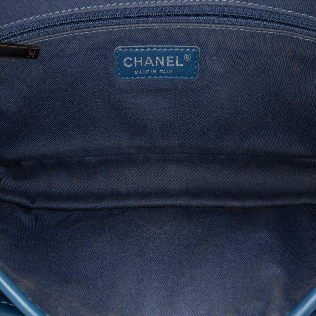Chanel Medium Lambskin Perforated Up In The Air Flap