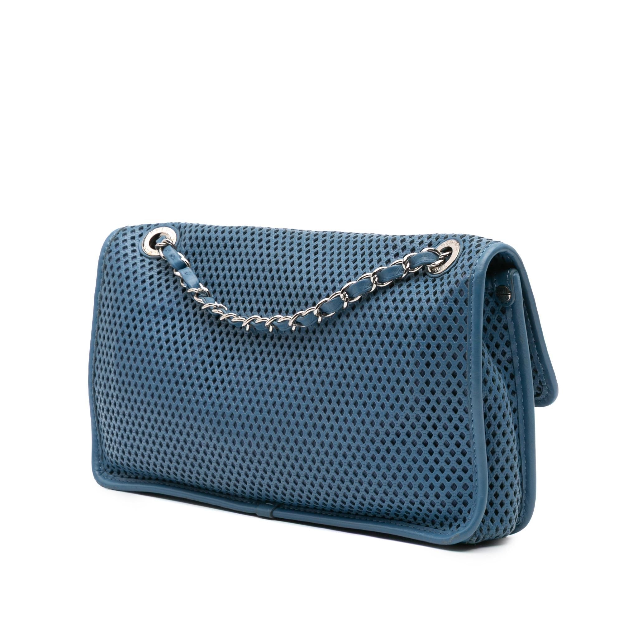 Chanel Medium Lambskin Perforated Up In The Air Flap