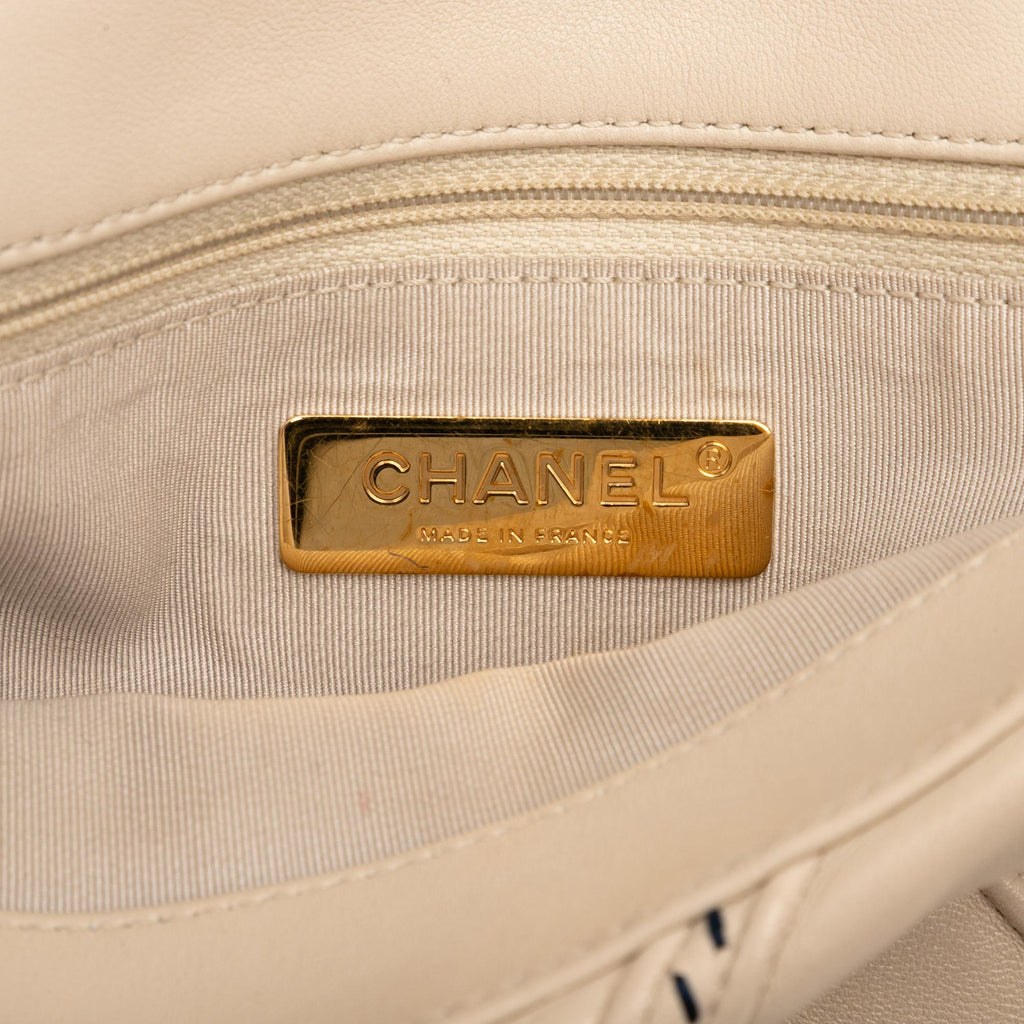 Chanel Medium Lambskin Stitched 19 Flap