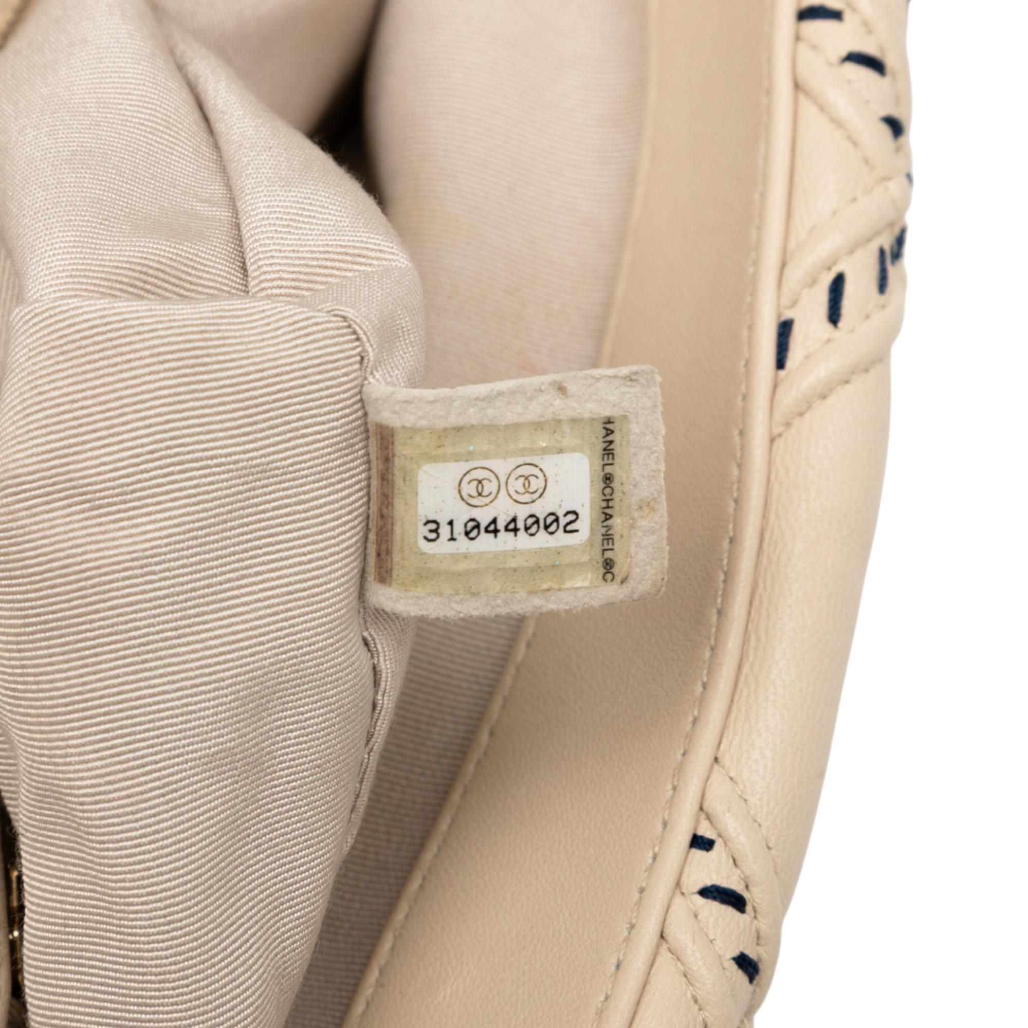 Chanel Medium Lambskin Stitched 19 Flap