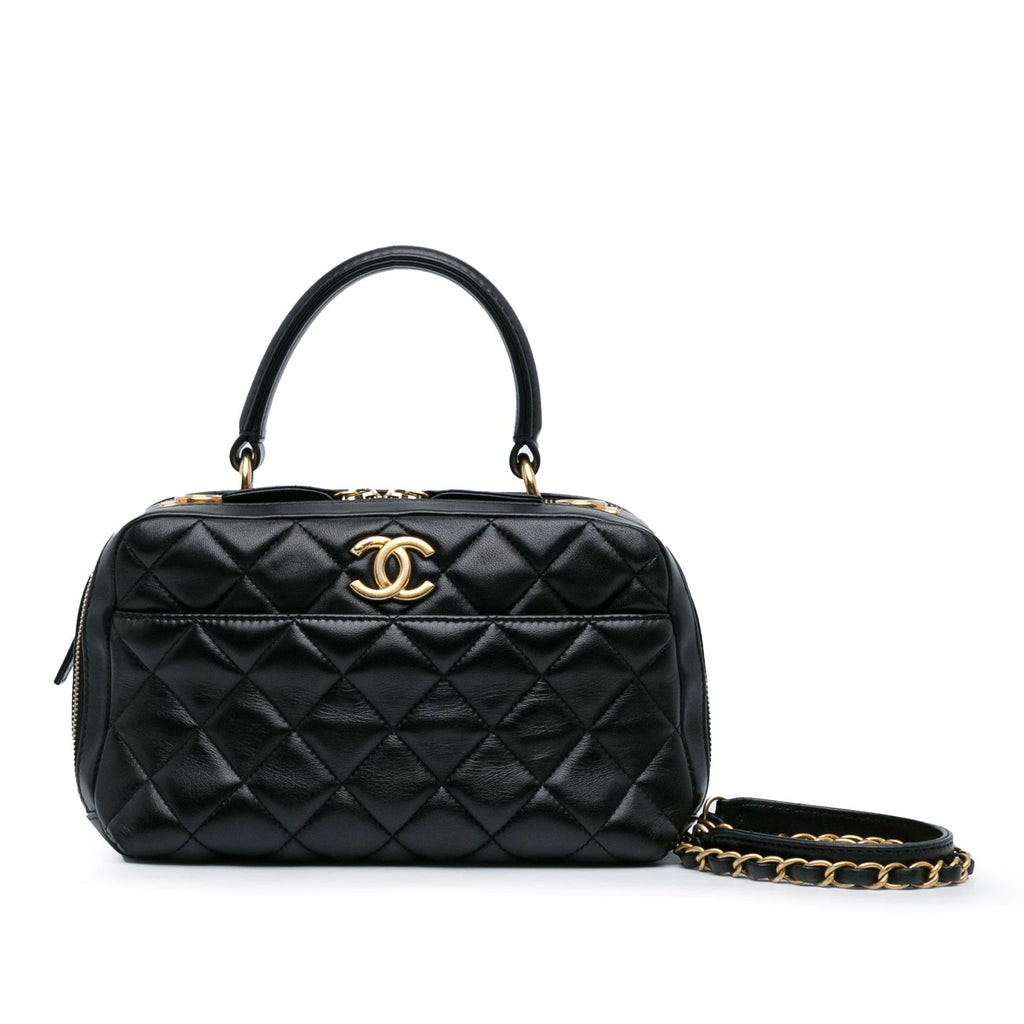 Chanel Medium Lambskin Trendy CC Bowling Bag (SHG-JDAaY3)