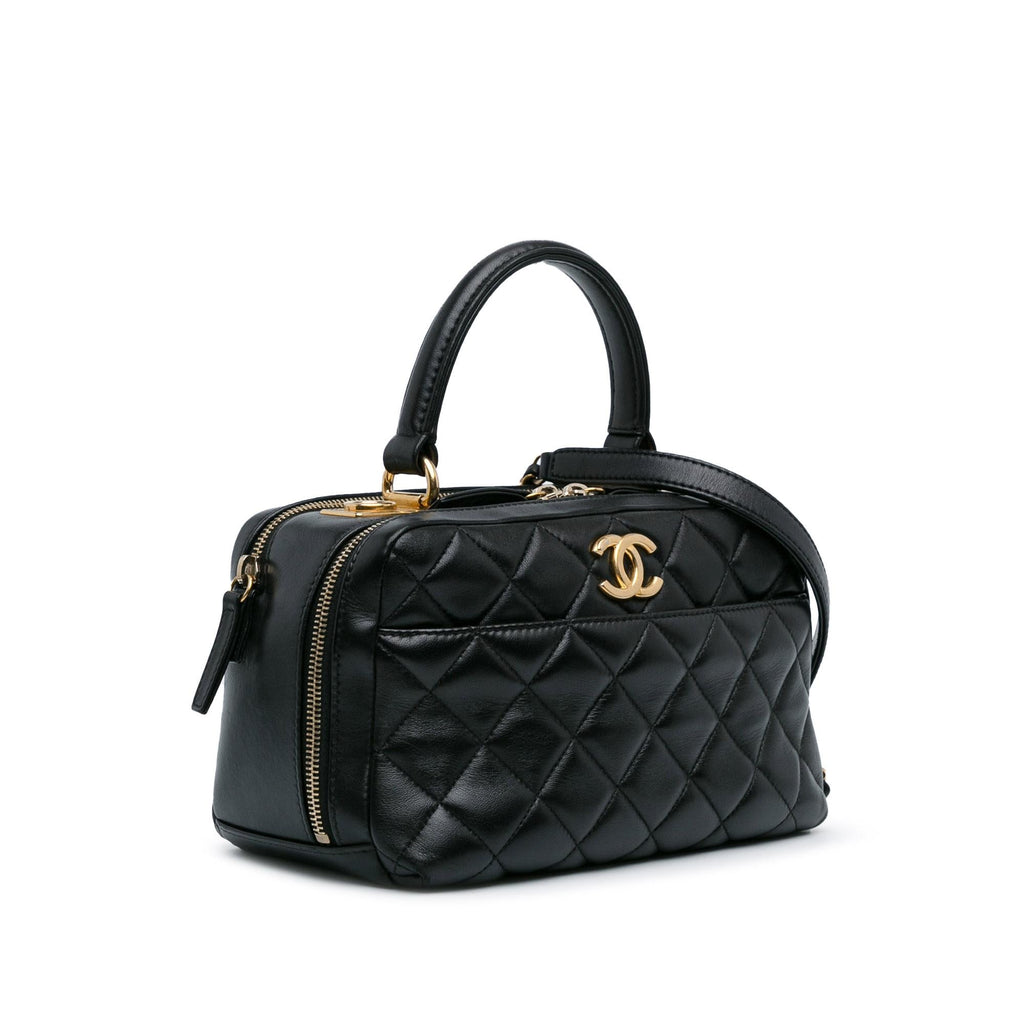 Chanel Medium Lambskin Trendy CC Bowling Bag (SHG-JDAaY3)