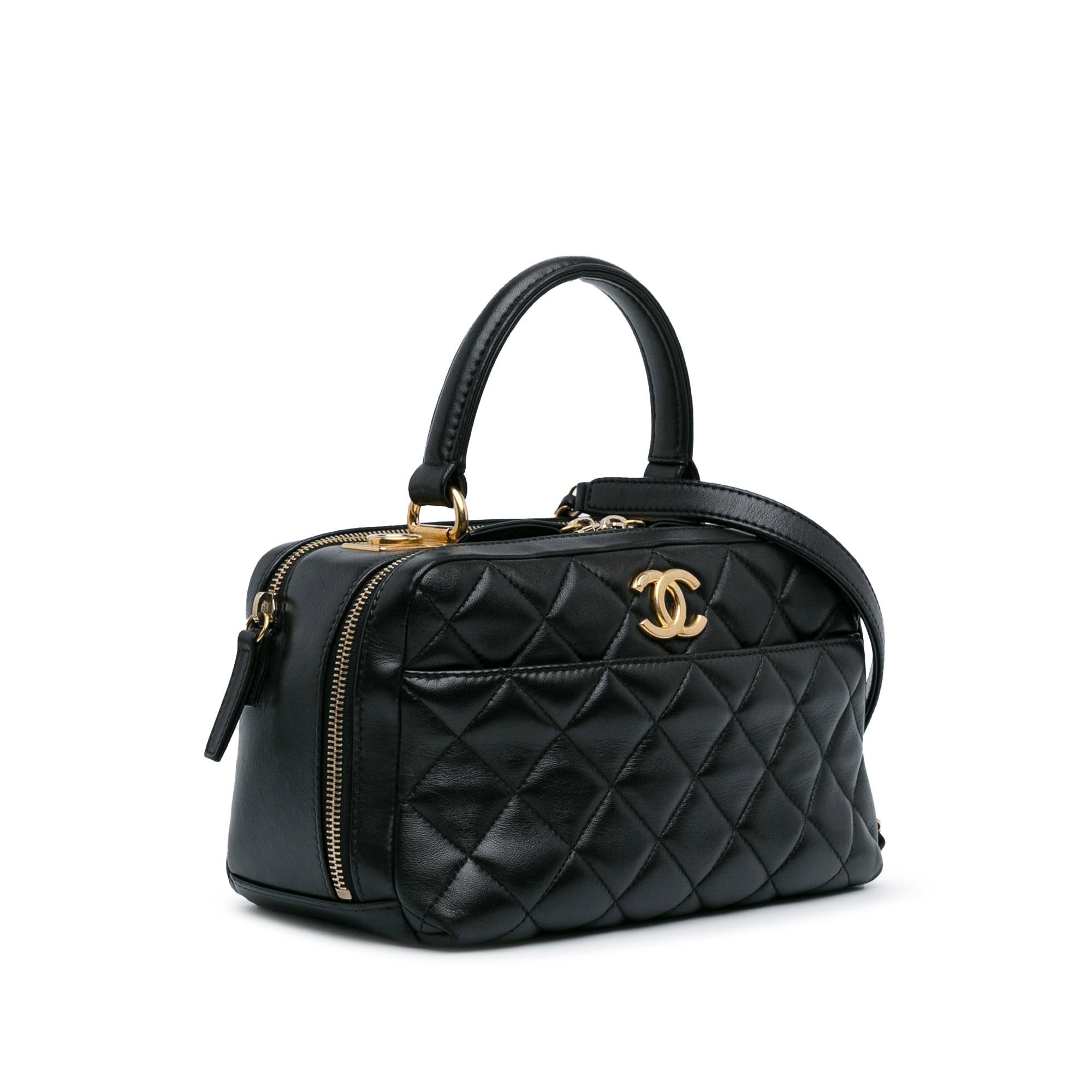 Chanel Medium Lambskin Trendy CC Bowling Bag (SHG-JDAaY3)