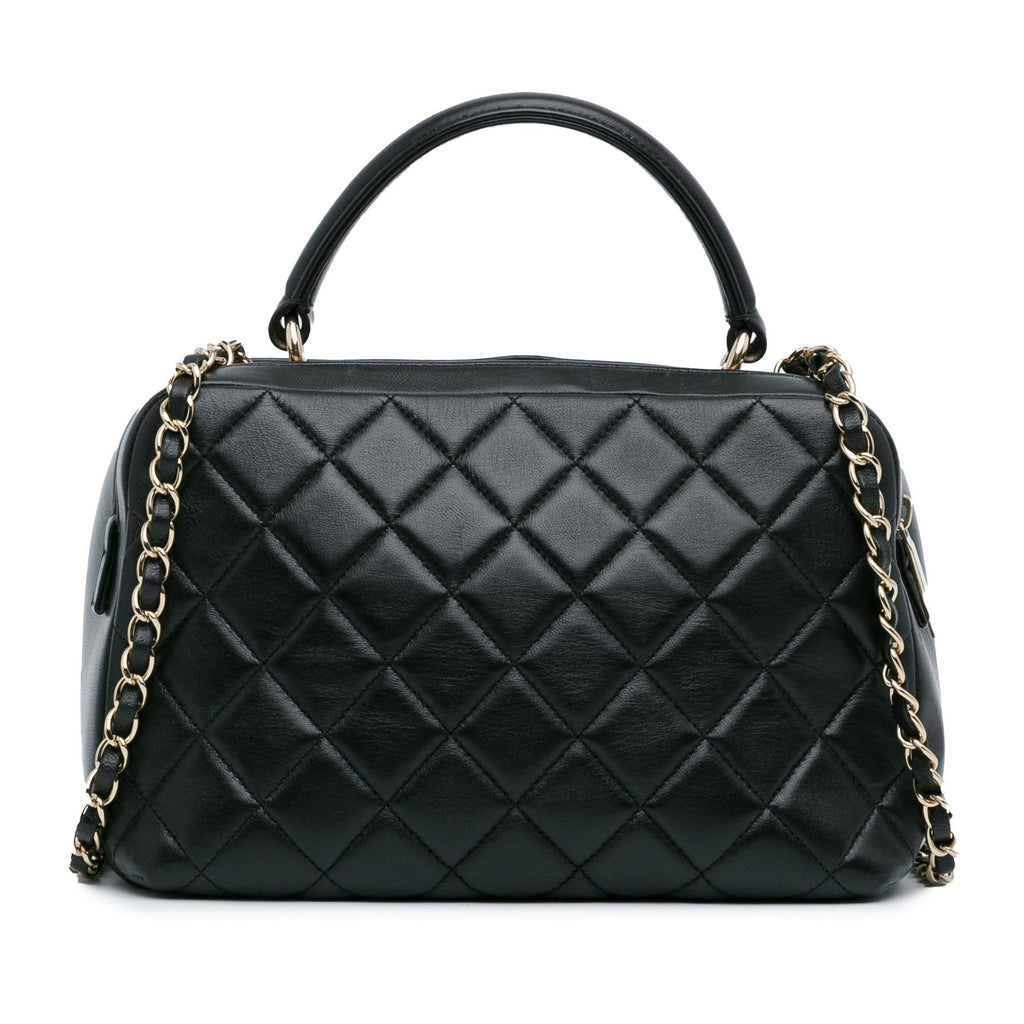 Chanel Medium Lambskin Trendy CC Bowling Bag (SHG-6zNdDE)