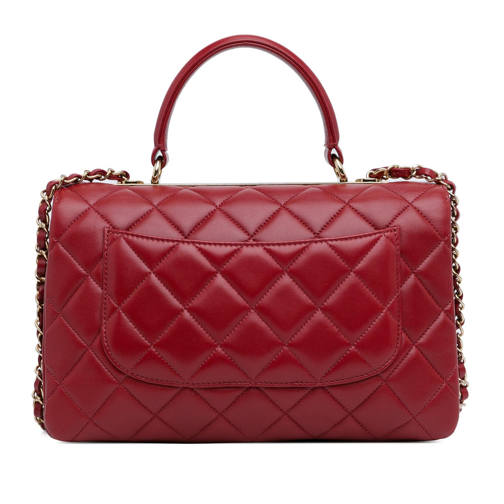 Chanel Medium Lambskin Trendy CC Top Handle Bag (SHG-NiklUD)