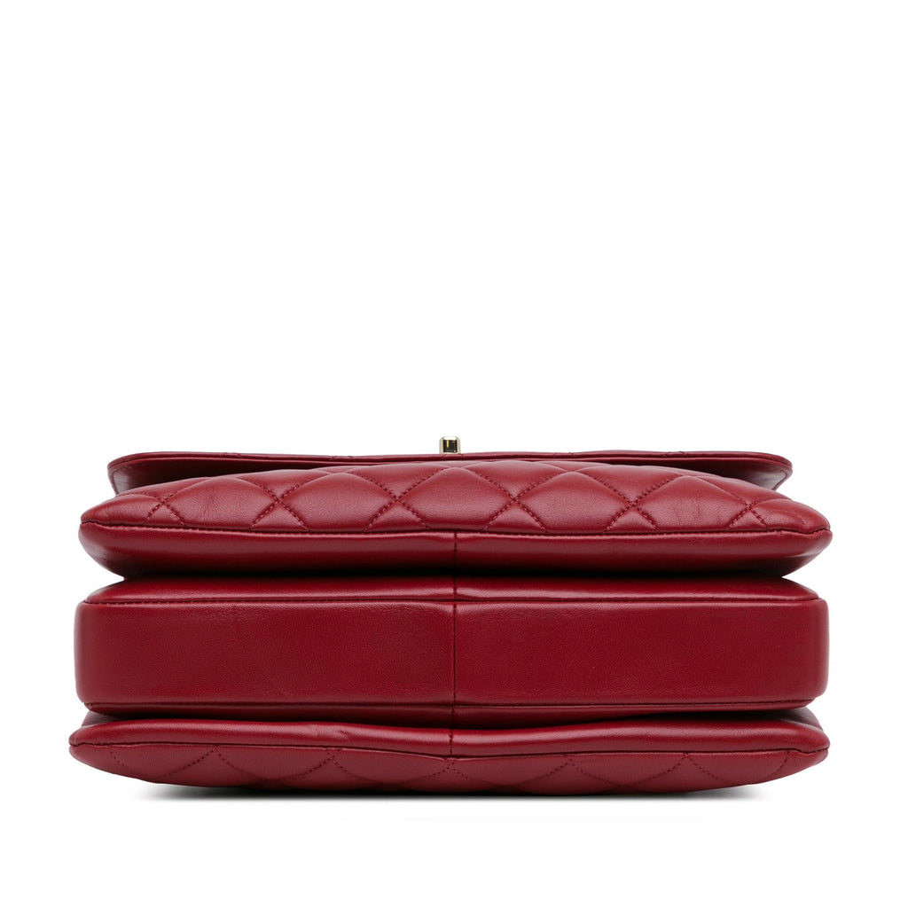 Chanel Medium Lambskin Trendy CC Top Handle Bag (SHG-NiklUD)