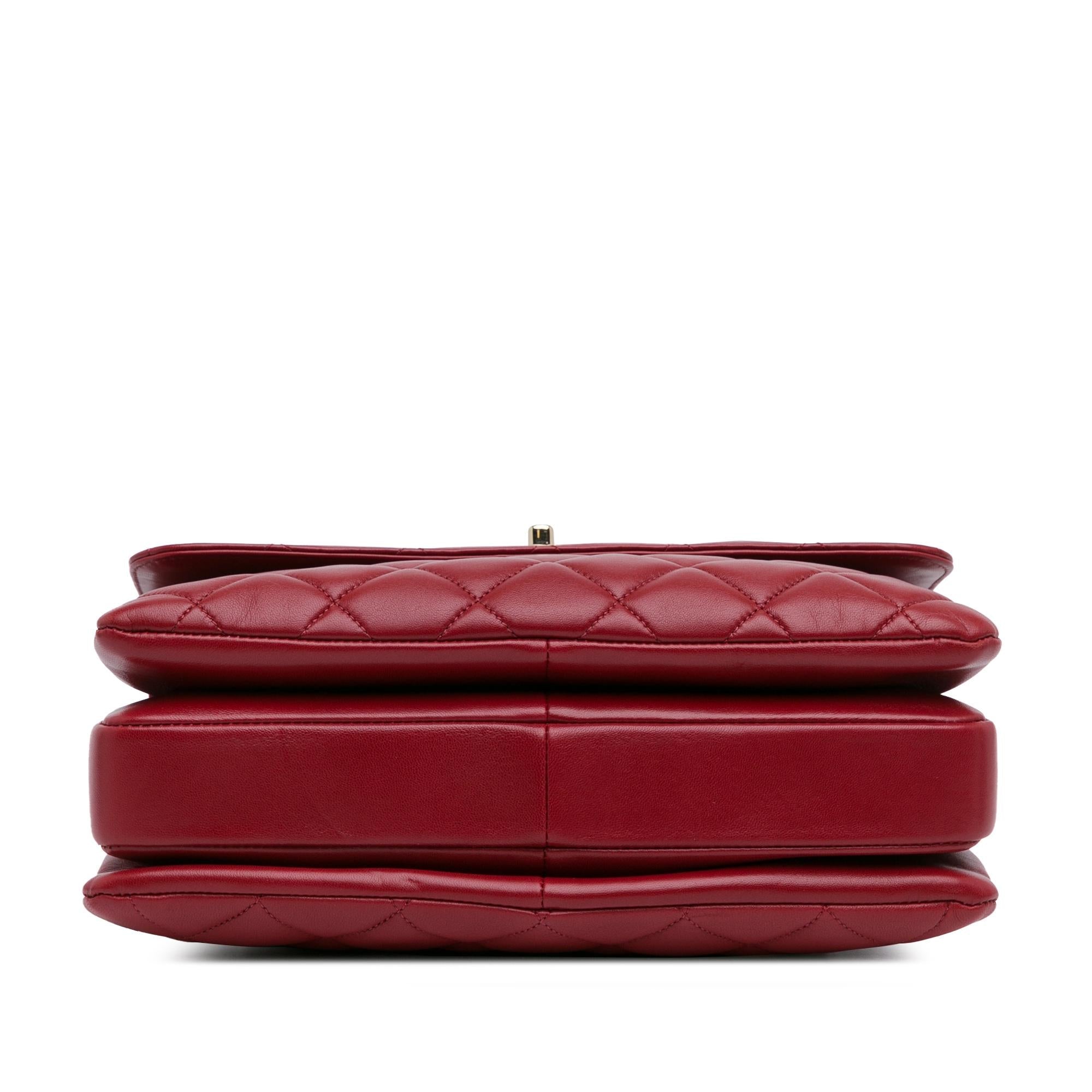 Chanel Medium Lambskin Trendy CC Top Handle Bag (SHG-NiklUD)